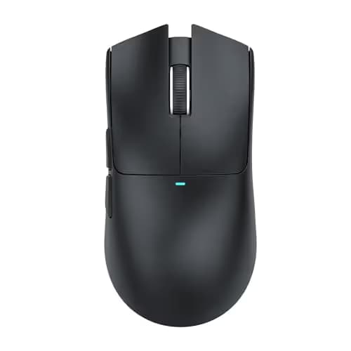 ATTACK SHARK X11 Lightweight Wireless Gaming Mouse with RGB Charging Dock,Tri-Mode-2.4G/USB-C Wired/BT,22K DPI,PAW3311 Optical Sensor,HUYU Switch, 5 programmable Buttons for PC/Mac(Black) image