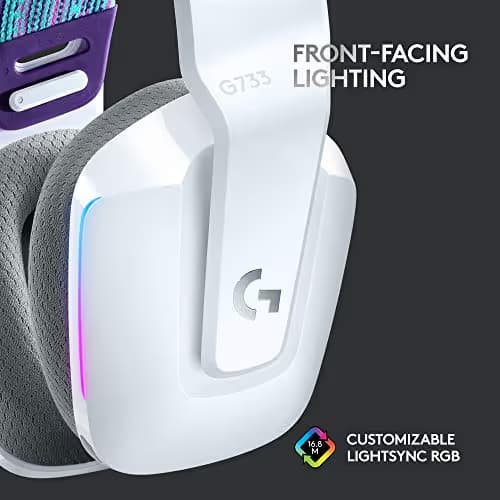 Logitech G502 X Lightspeed Wireless Gaming Mouse + G733 Lightspeed Wireless Gaming Headset - White image