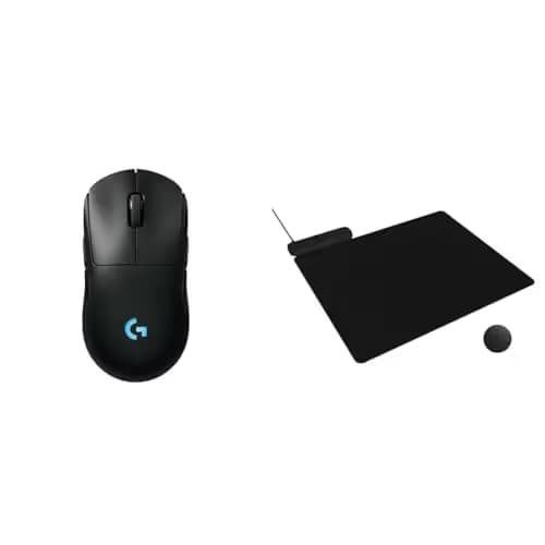 Logitech G Pro Wireless 2 Gaming Mouse + Powerplay 2 Wireless Chargining Mouse Pad Bundle - Black image