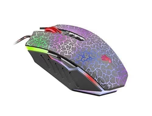 Bloody Optical Gaming Mouse with Light Strike (LK) Switch & Scroll - Fully Programmable and Advance Macros (A70 II) image