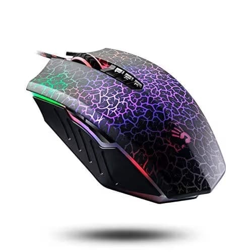 Bloody Optical Gaming Mouse with Light Strike (LK) Switch & Scroll - Fully Programmable and Advance Macros (A70 II) image