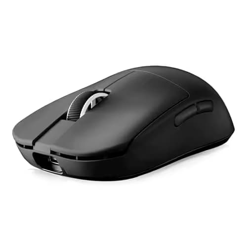 MCHOSE L7 Ultra+ Wireless Gaming Mouse, Lightweight 48g, Ergonomic Mouse with 42K DPI, PAW3950, Optical Switch, 20000 FPS, Dual 8K Polling and 7 Programmable Buttons, 3-Mode Connect, PC/Mac - Black image