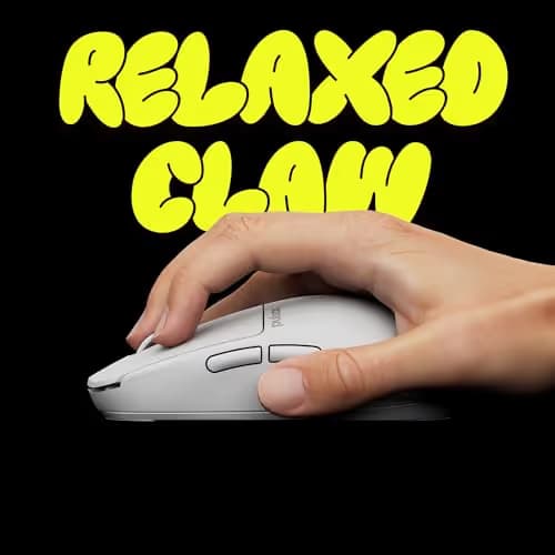Pulsar Gaming Gears X2H Crazylight Wireless Gaming Mouse, Ultra Lightweight 1.51 oz (43g), Optical Switch, 32000 DPI, 750 IPS, XS-1 Sensor, 8k Compatible (Medium, Uyuni White) image