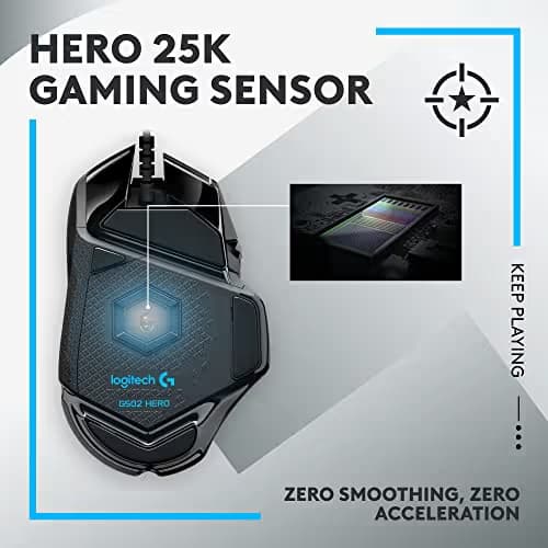 Logitech G413 SE Mechanical Gaming Keyboard and Logitech G502 HERO High Performance Gaming Mouse Bundle image