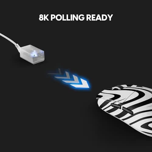 Pulsar Gaming Gears X2 Crazylight Wireless Gaming Mouse, Ultra Lightweight 1.27 oz (36g), Optical Switch, 32000 DPI, 750 IPS, XS-1 Sensor, 8k Compatible (Boardzy Edition) image