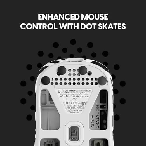 Pulsar Gaming Gears X2 Crazylight Wireless Gaming Mouse, Ultra Lightweight 1.27 oz (36g), Optical Switch, 32000 DPI, 750 IPS, XS-1 Sensor, 8k Compatible (Boardzy Edition) image