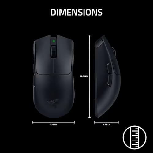 Razer Viper V4 Pro Wireless Esports Gaming Mouse – 49g Ultra Lightweight, Fast & Precise, 50K DPI Optical Sensor, 8K Polling, Gen-4 Optical Switches, Scroll Wheel, USB-C Charging, for PC & Mac – Black image