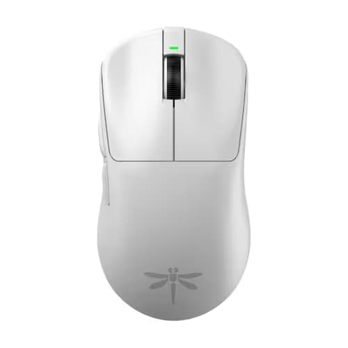 VGN Dragonfly F1 Pro Wireless Gaming Mouse, 49g Ultra-Lightweight, PAW3395 26K DPI Sensor, 4KHz Polling Rate Supported, Professional Esports Speed, White image