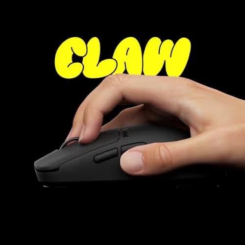 Pulsar Gaming Gears X2N Crazylight Wireless Gaming Mouse, Ultra Lightweight 1.38 oz (39g), Optical Switch, 32000 DPI, 750 IPS, XS-1 Sensor, 8k Compatible (Medium, Jet Black) image