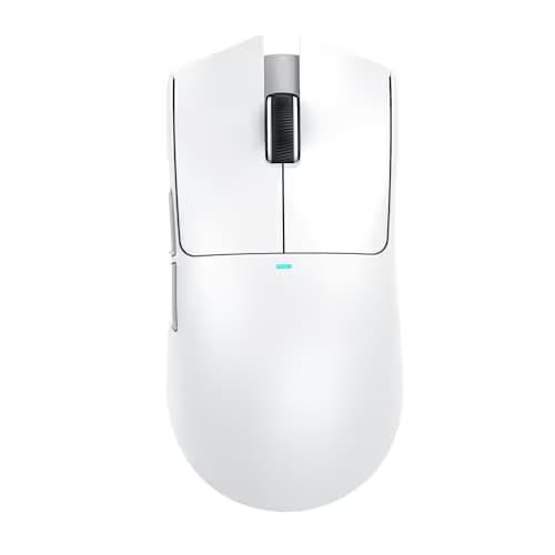 ATTACK SHARK X11 Lightweight Wireless Gaming Mouse with RGB Charging Dock,Tri-Mode-2.4G/USB-C Wired/BT,22K DPI,PAW3311 Optical Sensor,HUYU Switch, 5 programmable Buttons for PC/Mac(White) image
