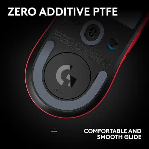 Logitech G PRO X Superlight 2 SE Wireless Gaming Mouse, 60 g pro-Grade Mouse with 5 programmable Buttons, 44K DPI Sensor, 888+ IPS, 1 kHz Report Rate, USB-C Charging for PC/Mac - Red image