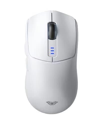 AULA SC580 Wireless Gaming Mouse, Tri-Mode 2.4G/BT5.0/USB-C Gaming Mouse, 12000 DPI Rechargeable Wireless Mouse with 6 Programmable Buttons, Ergonomic Computer Mouse for Laptop/PC/Mac/Tablet image