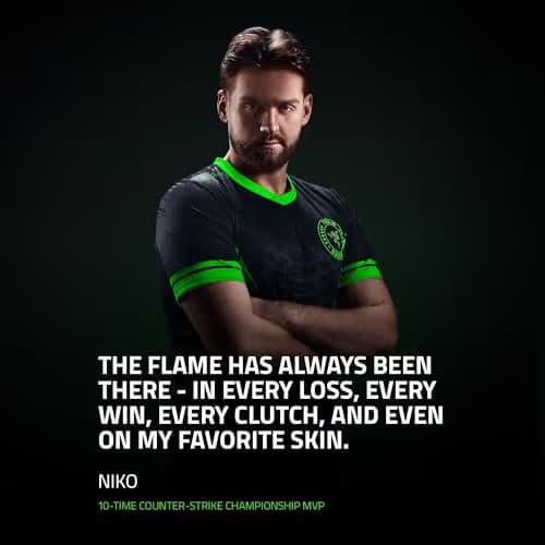 Razer DeathAdder V4 Pro Wireless Gaming Mouse: 57g Lightweight - 8000Hz Polling Rate - Optical Scroll Wheel - Optical Switches Gen-4 - Focus Pro 45K Sensor Gen-2 - Up to 150 Hr Battery - Niko Edition image