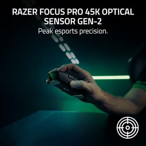 Razer DeathAdder V4 Pro Wireless Gaming Mouse: 57g Lightweight - 8000Hz Polling Rate - Optical Scroll Wheel - Optical Switches Gen-4 - Focus Pro 45K Sensor Gen-2 - Up to 150 Hr Battery - Niko Edition image