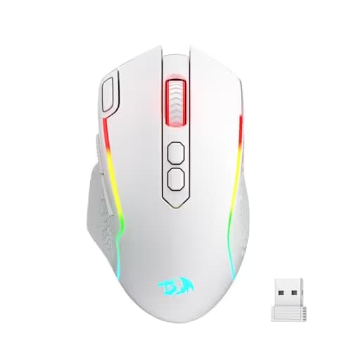 Redragon M810 MAX 3-Mode Wireless Gaming Mouse, 12000 DPI Wired/Wireless RGB Mouse w/Rapid Fire Key, 8 Macro Buttons, 188-Hour Reliable Power Capacity for PC/Mac/Laptop main image