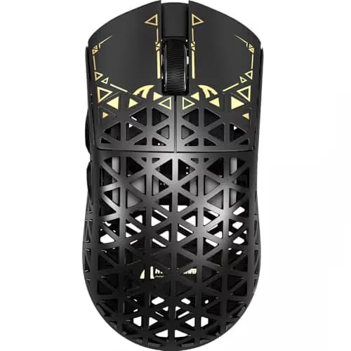 ATTACK SHARK R5Ultra 8K Carbon Fiber Wireless Gaming Mouse with 42000 DPI -PAW3950 MAX Sensor -39g Ultra-Lightweight-Nordic 52840 MCU Chip-Wired/BT/2.4GHz Wirelss Programmable Mouse for PC/Mac (Black) main image