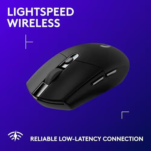 Logitech G305 Lightspeed Wireless Gaming Mouse, Black + Yeti Orb RGB Gaming Microphone with LIGHTSYNC, USB Mic for Streaming image