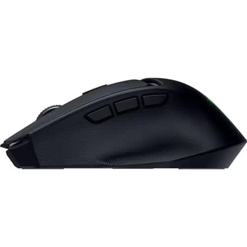 Razer Basilisk Mobile Portable Ergonomic Wireless Gaming Mouse: 10 Programmable Controls HyperScroll - Optical Switches Gen-3 - Long Battery Life - AI Prompt - 2.4 GHz, Bluetooth, USB C image