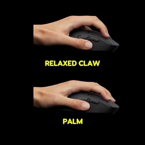 Pulsar Gaming Gears X3 LHD Crazylight Wireless Gaming Mouse, Ultra Lightweight 1.51 oz (43g), Hybrid Ergonomic, Optical Switch, 32000 DPI, 750 IPS, XS-1 Sensor, 8k Compatible (Left-Handed, Jet Black) image