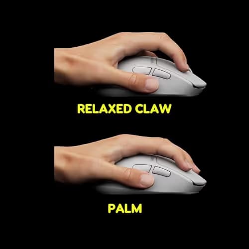 Pulsar Gaming Gears X3 LHD Crazylight Wireless Gaming Mouse, Ultra Lightweight 1.51 oz (43g), Hybrid Ergonomic, Optical Switch, 32000 DPI, 750 IPS, XS-1 Sensor, 8k Compatible (Left-Handed Uyuni White) image