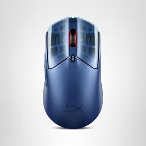 HyperX Pulsefire Haste 2 S – Wireless Gaming Mouse for PC – 64g, Magnesium Alloy Shell, Rechargeable li-ion Battery, 26K Sensor, Dual Wireless, Glass Skates, Navy image