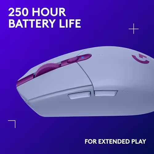 Logitech G305 Lightspeed Wireless Gaming Mouse, Lilac + Yeti Orb RGB Gaming Microphone with LIGHTSYNC, USB Mic for Streaming image