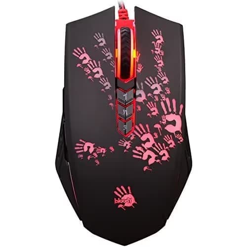 Bloody A60L Optical Gaming Mouse with Light Strike (LK) Switch & Scroll - Fully Programmable and Advance Macros (A60L) image