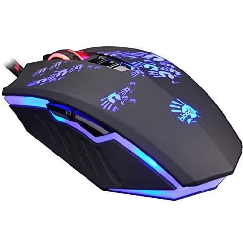 Bloody A60L Optical Gaming Mouse with Light Strike (LK) Switch & Scroll - Fully Programmable and Advance Macros (A60L) image