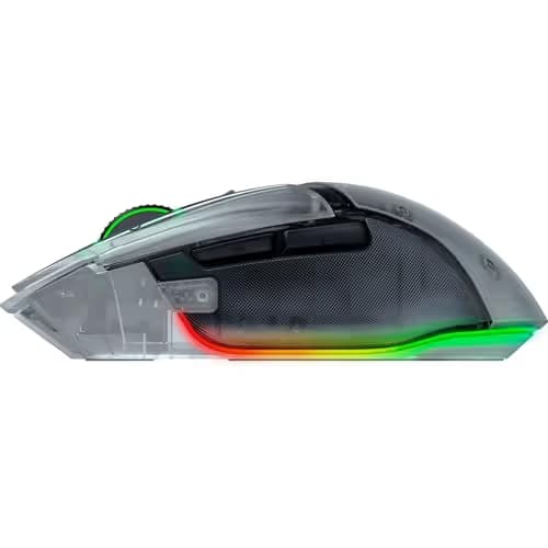Razer Basilisk V3 Pro Wireless Gaming Mouse, 35K DPI Sensor, HyperScroll Tilt Wheel, Optical Switches, 13 Customizable Controls, RGB Lighting, Up to 140-Hour Battery Life, Phantom White image