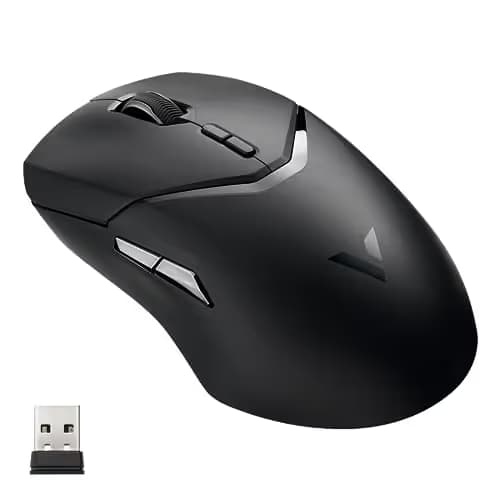 Rapoo VT9Pro Wireless Gaming Mouse - Esports Grade Performance Gaming Mice, PAW 3398 Sensor, 26000 DPI, 1ms Response Time, 68g Lightweight, 10 Programmable Buttons, Long Battery Life, Black main image