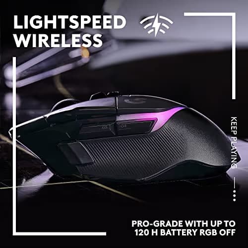 Logitech G502 X Plus Lightspeed Wireless Gaming Mouse + G733 Lightspeed Wireless Gaming Headset - Black image