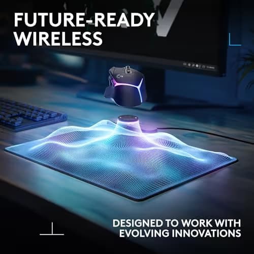 Logitech G502 X Plus Lightspeed Wireless Gaming Mouse + Powerplay 2 Wireless Charging Mouse Pad Bundle - White image