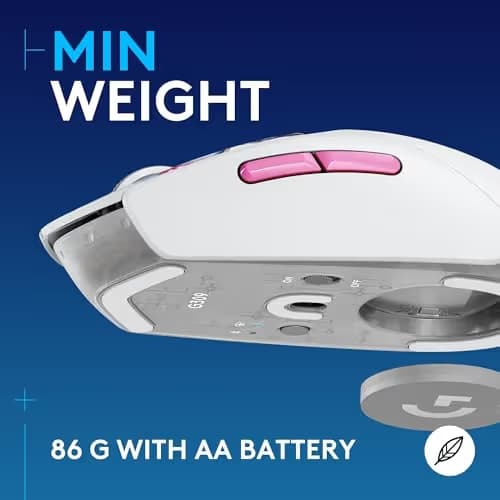 Logitech G309 Lightspeed Wireless Gaming Mouse, Lightweight, LIGHTFORCE Hybrid Switches, Hero 25K Sensor, 300+ Hour Battery Life, 6 Programmable Buttons, PC & Mac - Genshin Impact Limited Edition image