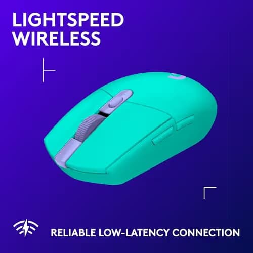 Logitech G305 Lightspeed Wireless Gaming Mouse, Mint + Yeti Orb RGB Gaming Microphone with LIGHTSYNC, USB Mic for Streaming image