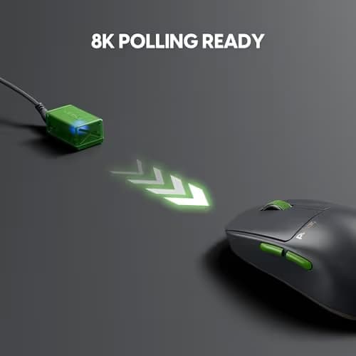Pulsar Gaming Gears X2 Crazylight Wireless Gaming Mouse, Ultra Lightweight 1.23 oz (35g), Optical Switch, 32000 DPI, 750 IPS, XS-1 Sensor, 8k Compatible (Volt Shadow) image