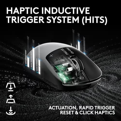 Logitech PRO X2 SUPERSTRIKE Lightspeed Wireless Gaming Mouse image