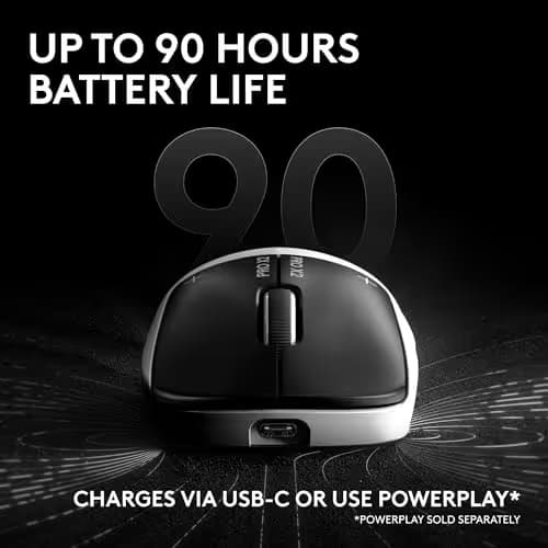 Logitech PRO X2 SUPERSTRIKE Lightspeed Wireless Gaming Mouse image
