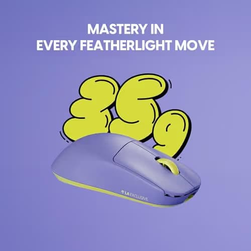 Pulsar Gaming Gears X2 Crazylight Wireless Gaming Mouse, Ultra Lightweight 1.23 oz (35g), Optical Switch, 32000 DPI, 750 IPS, XS-1 Sensor, 8k Compatible (LA Edition) image