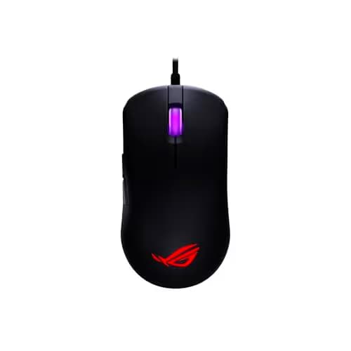 ASUS ROG Harpe Mini Core Wired Gaming Mouse – Wired USB, Small Compact Design, Right-Handed, 52g Lightweight, 12K DPI, Pro-Approved, Gear Link Web-Based Configuration, PC/Mac Support - Black main image