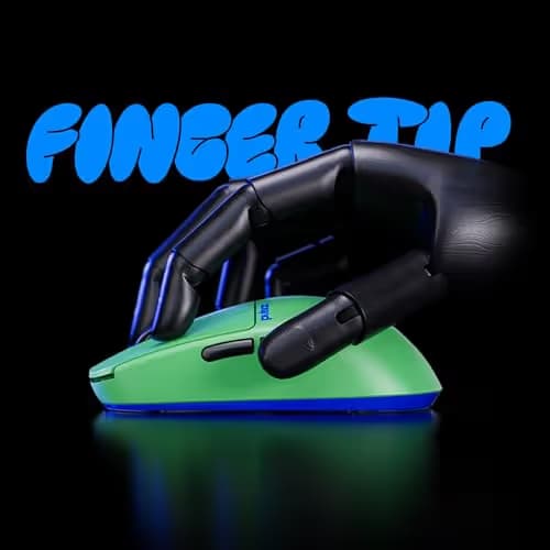 Pulsar Gaming Gears X2 Crazylight Wireless Gaming Mouse, Ultra Lightweight 1.23 oz (35g), Optical Switch, 32000 DPI, 750 IPS, XS-1 Sensor, 8k Compatible (Aqua Zest) image