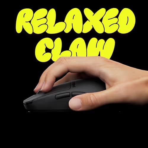 Pulsar Gaming Gears X2H Crazylight Wireless Gaming Mouse, Ultra Lightweight 1.51 oz (43g), Optical Switch, 32000 DPI, 750 IPS, XS-1 Sensor, 8k Compatible (Medium, Jet Black) image