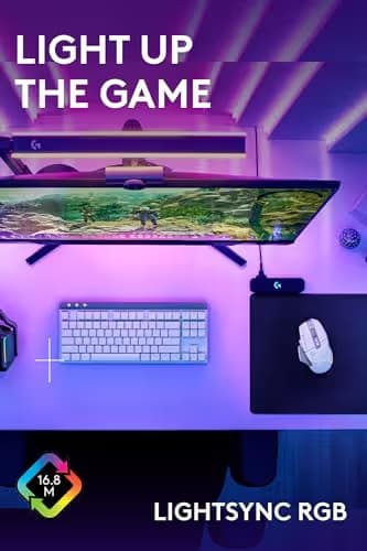 Logitech G502 X Lightspeed Wireless Gaming Mouse + G515 TKL Wireless Gaming Keyboard (Tactile) Bundle: White image