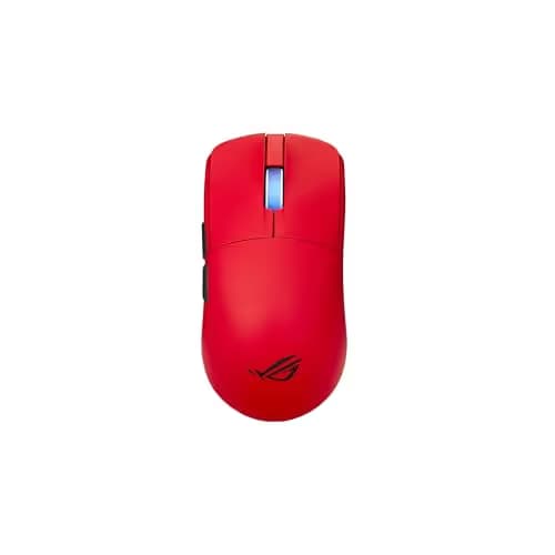 ASUS ROG Harpe II Ace Wireless Esports Gaming Mouse – Pro-Tested, Right-Handed, 48g Lightweight, Tri-Mode Connectivity, 42K DPI, 8K Polling, 101Hr Battery, Web-Based Tool, PC/Mac Support – Lava Red main image