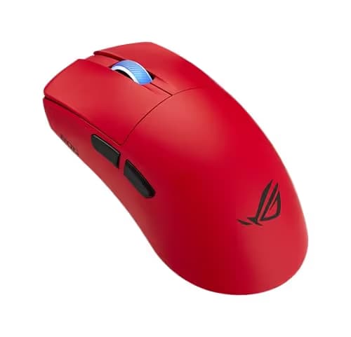 ASUS ROG Harpe II Ace Wireless Esports Gaming Mouse – Pro-Tested, Right-Handed, 48g Lightweight, Tri-Mode Connectivity, 42K DPI, 8K Polling, 101Hr Battery, Web-Based Tool, PC/Mac Support – Lava Red image