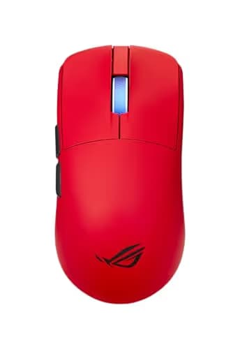ASUS ROG Harpe II Ace Wireless Esports Gaming Mouse – Pro-Tested, Right-Handed, 48g Lightweight, Tri-Mode Connectivity, 42K DPI, 8K Polling, 101Hr Battery, Web-Based Tool, PC/Mac Support – Lava Red image