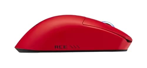 ASUS ROG Harpe II Ace Wireless Esports Gaming Mouse – Pro-Tested, Right-Handed, 48g Lightweight, Tri-Mode Connectivity, 42K DPI, 8K Polling, 101Hr Battery, Web-Based Tool, PC/Mac Support – Lava Red image