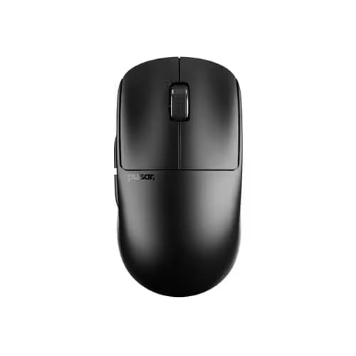 Pulsar Gaming Gears X2 Crazylight Wireless Gaming Mouse, Ultra Lightweight 1.38 oz (39g), Optical Switch, 32000 DPI, 750 IPS, XS-1 Sensor, 8k Compatible (Medium, Jet Black) image
