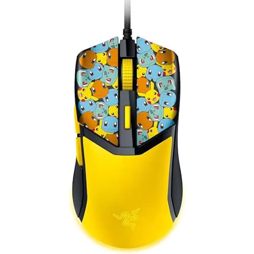 Razer Cobra Wired Gaming Mouse: 58g Lightweight - Gen-3 Optical Switches - Chroma RGB Lighting - Precise 8500 DPI Optical Sensor - 100% PTFE Mouse Feet - Speedflex Cable - Pokémon Edition image