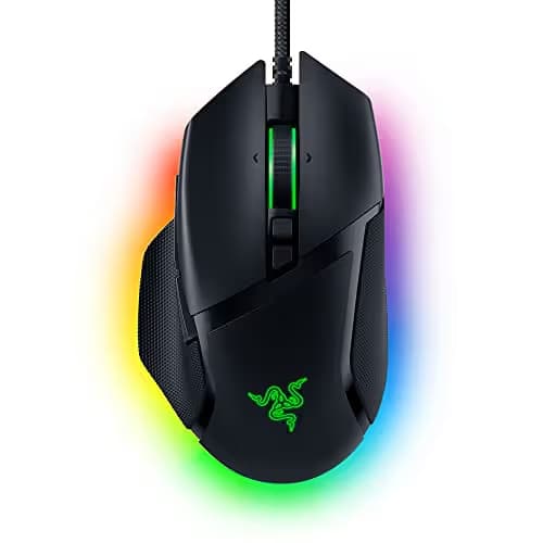 Razer Basilisk V3 Customizable Ergonomic Gaming Mouse: Fastest Gaming Mouse Switch-Chroma RGB Lighting-26K DPI Optical Sensor-11 Programmable Buttons-HyperScroll Tilt Wheel-Classic Black,(Pack of 10) image