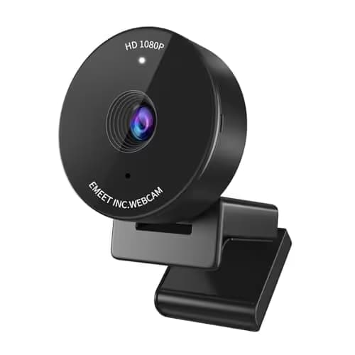 EMEET C950 1080P Webcam - USB Webcam with Microphone & Physical Privacy Cover, Auto Light Correction, Fixed Focus, USB Plug & Play, Ultra Web Cam w/ 70°View for Meeting/Online Classes/Zoom/YouTube main image